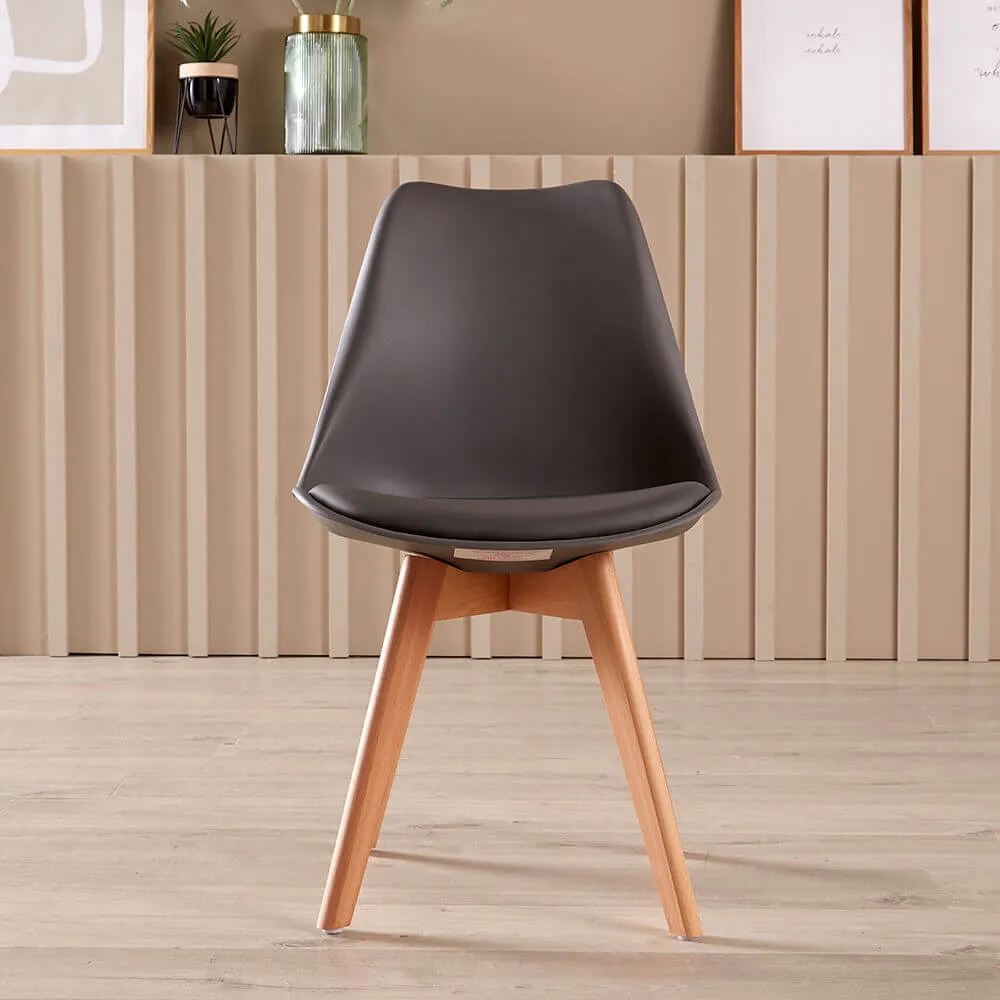 Lisbon Set of 2 Dining Chairs - Grey