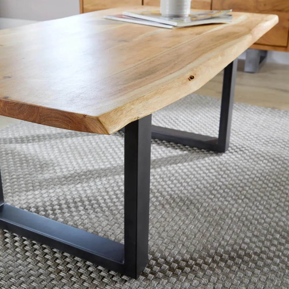 Live Edge Coffee Table - Multi, Acacia