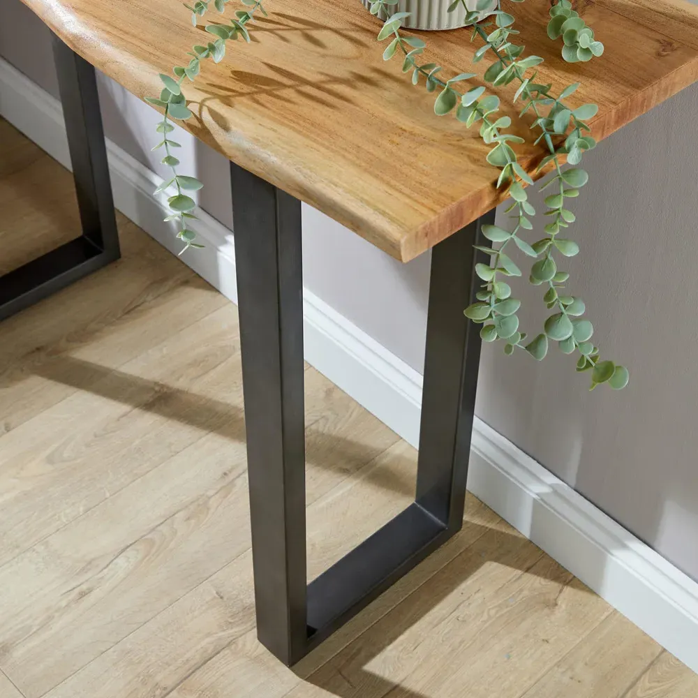 Live Edge Console Table - Multi, Acacia