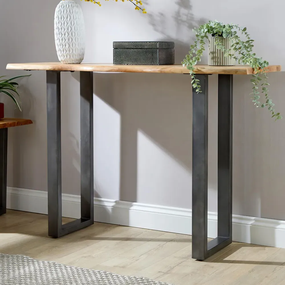 Live Edge Console Table - Multi, Acacia