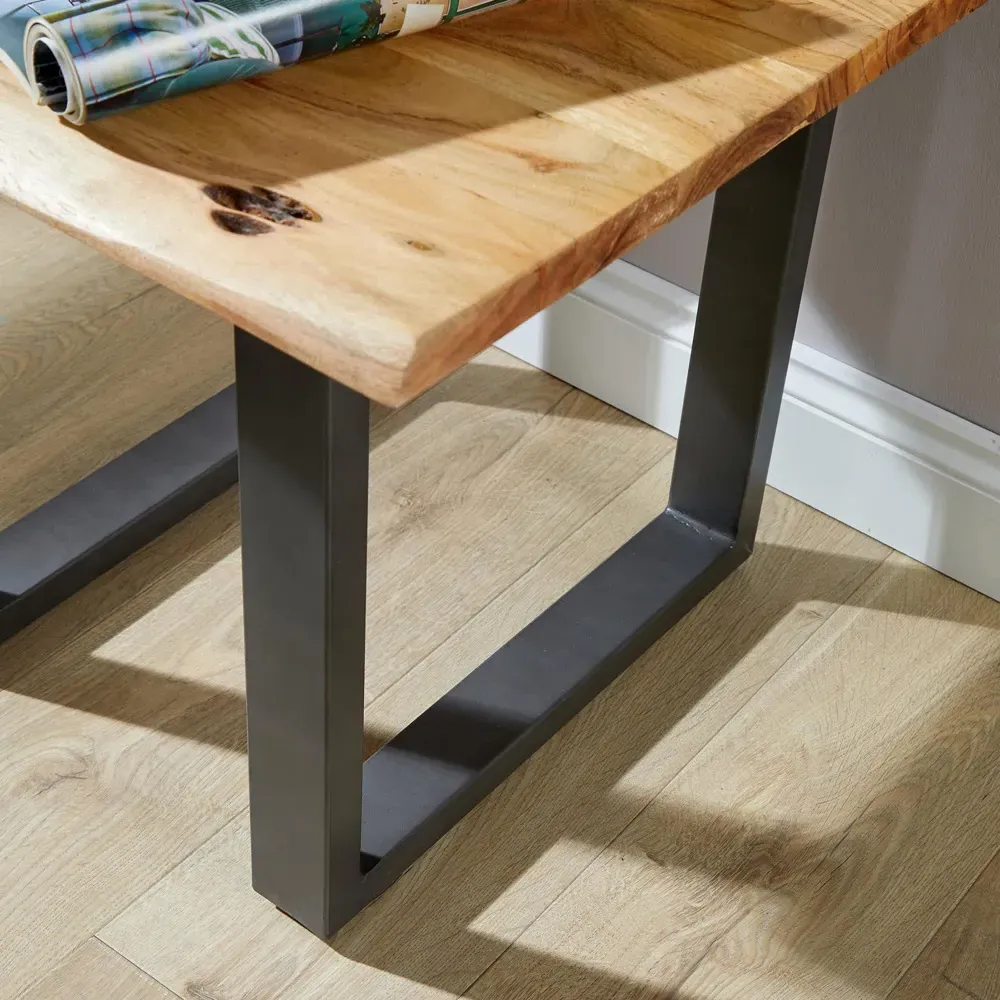 Live Edge Lamp Table - Multi, Acacia