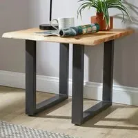 Live Edge Lamp Table - Multi, Acacia