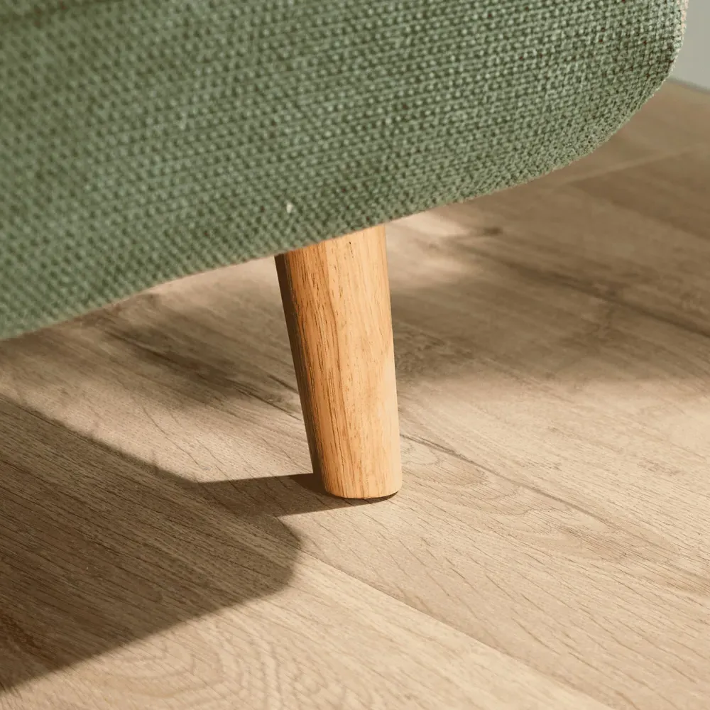 Lorena Double Sofa Bed with Clic Clac - Green, Polyester