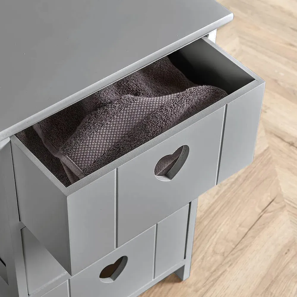 Lovestack 3 Drawer Storage Unit - Grey