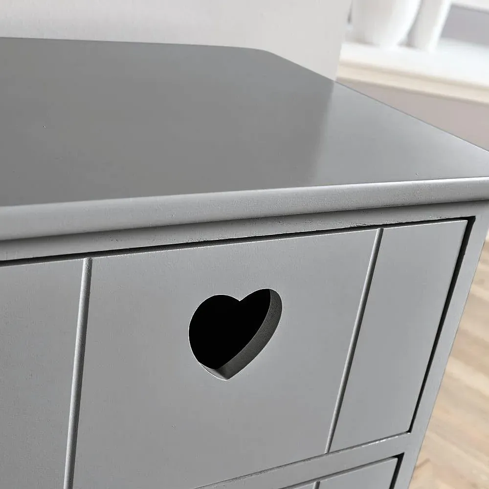 Lovestack 3 Drawer Storage Unit - Grey