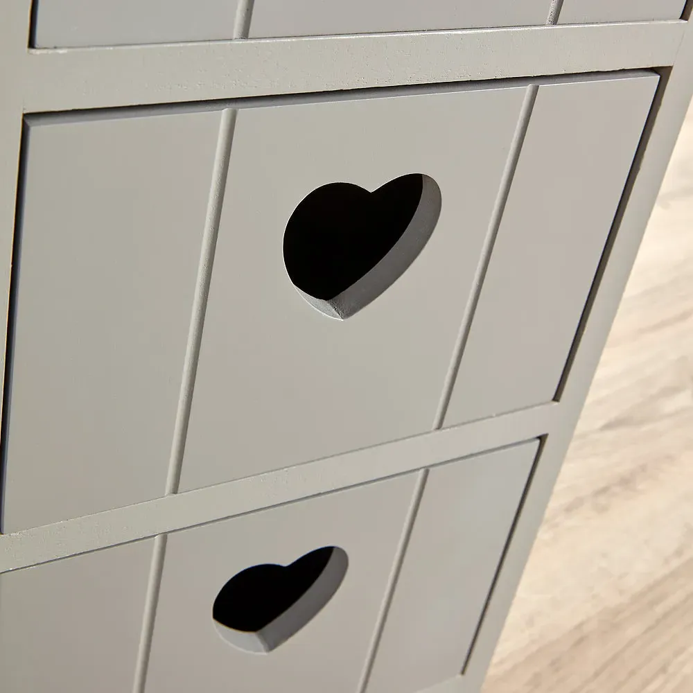 Lovestack 4 Drawer Storage Unit - Grey