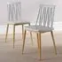 Lucy Set of 2 Dining Chairs - Grey
