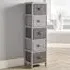 Metro 5 Drawer Chest of Drawers - Grey