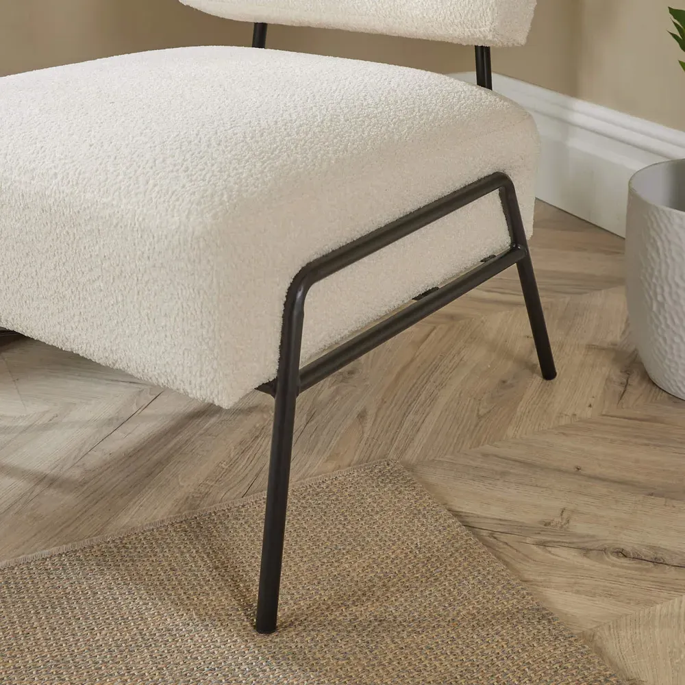 Montana Boucle Chair - Cream