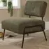 Montana Boucle Chair - Olive