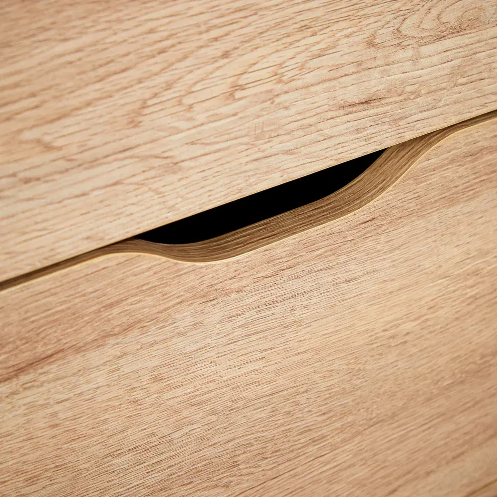 Nordic 4 Drawer Chest of Drawers - Brown, Oak