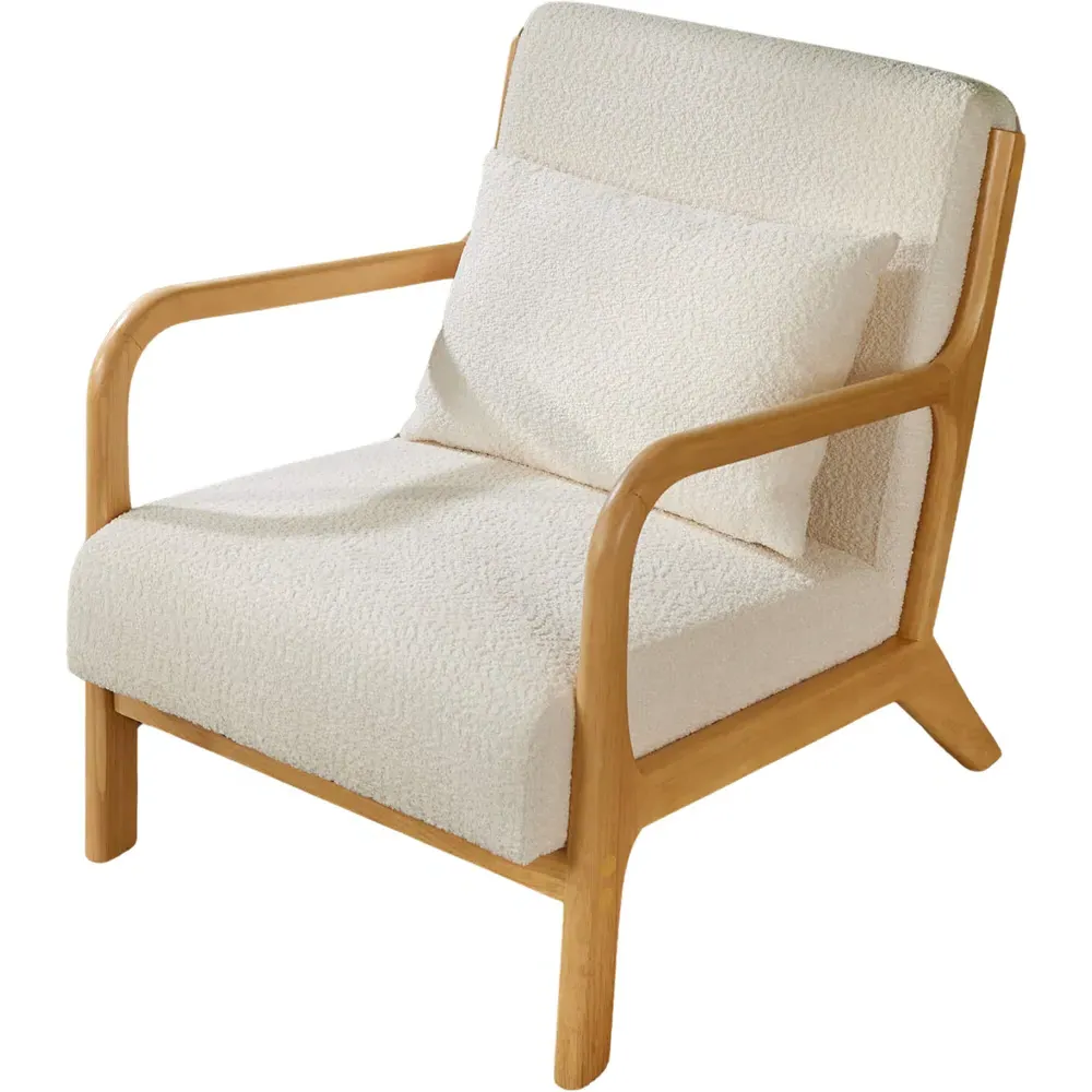 Nova Boucle Armchair - Cream