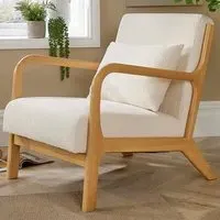 Nova Boucle Armchair - Cream