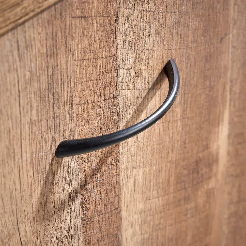 Oakmere 2 Door TV Unit - Brown, Oak Effect