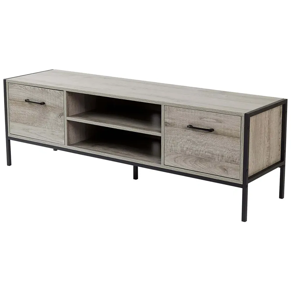 Oakmere 2 Door TV Unit - Grey