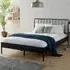 Odessa Small Double Platform Bed Frame - Black, Metal