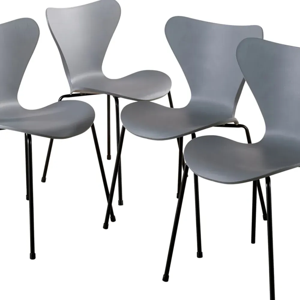 Penny Set of 4 Dining Chairs - Grey
