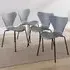 Penny Set of 4 Dining Chairs - Grey