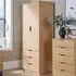 Phoenix 2 Door 3 Drawer Wardrobe - Oak Effect