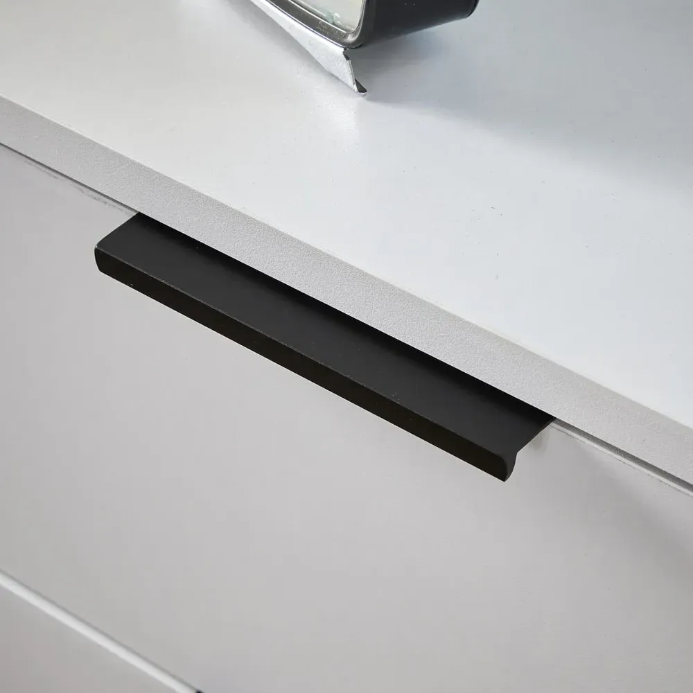 Phoenix 3 Drawer Bedside Table - White