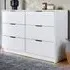 Phoenix 6 Drawer Chest of Drawers - White