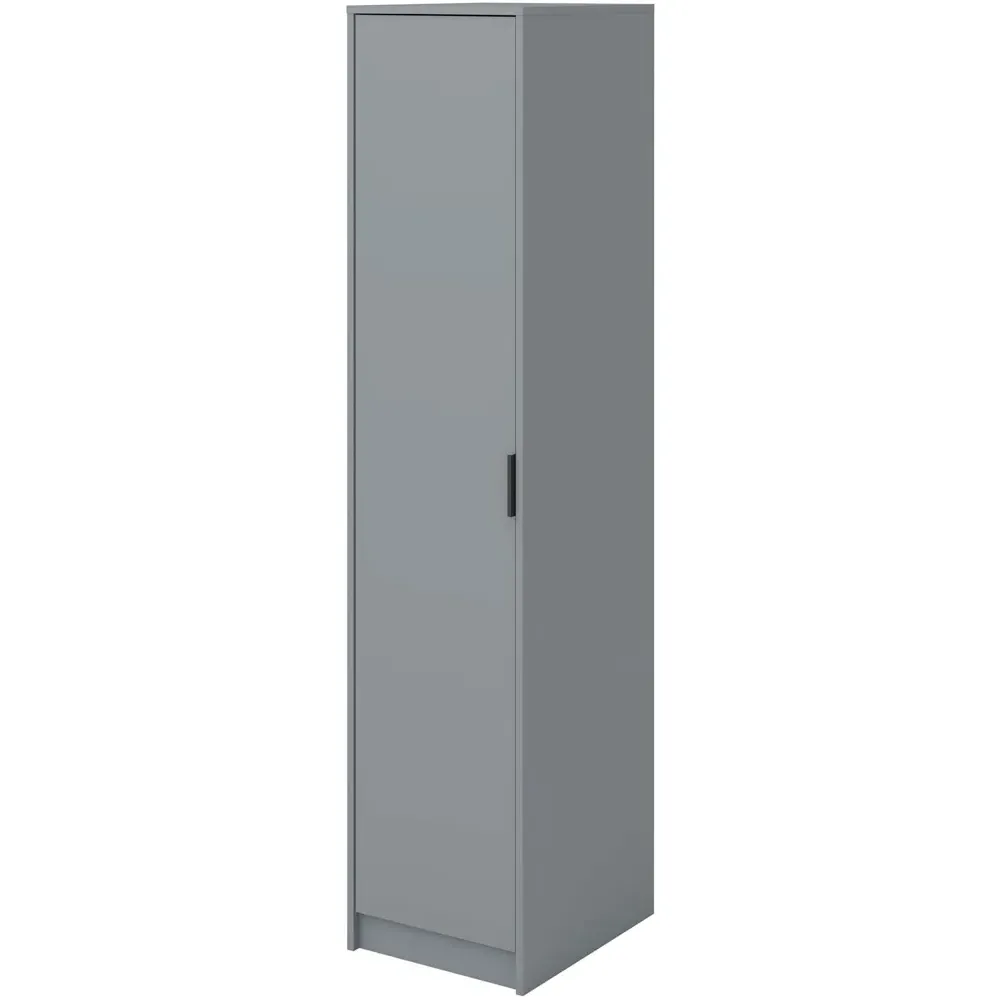 Phoenix Single Door Wardrobe - Grey