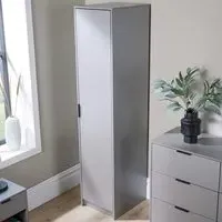 Phoenix Single Door Wardrobe - Grey