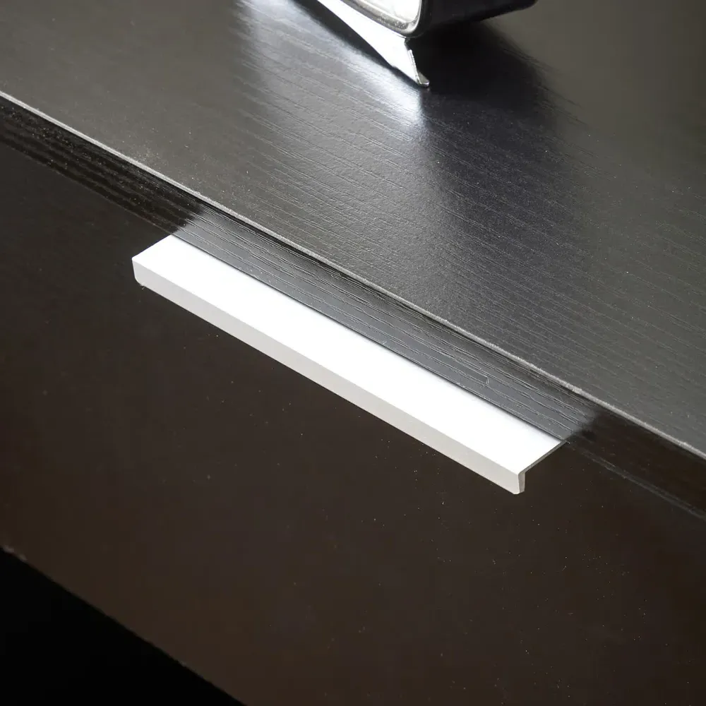 Phoenix Single Drawer Bedside Table - Black