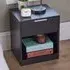 Phoenix Single Drawer Bedside Table - Black