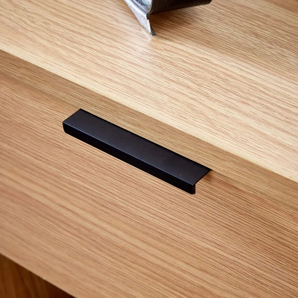 Phoenix Single Drawer Bedside Table - Oak