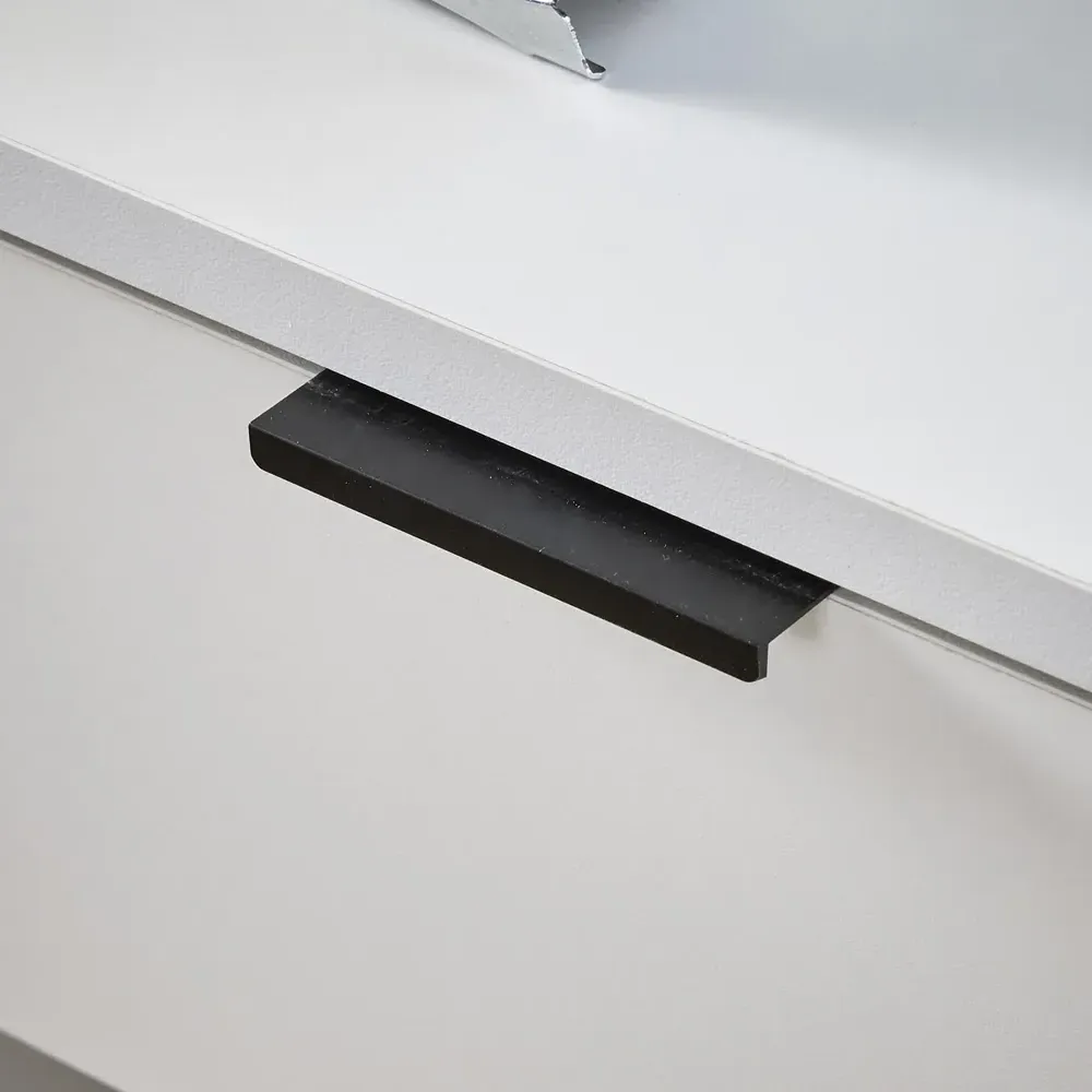 Phoenix Single Drawer Bedside Table - White