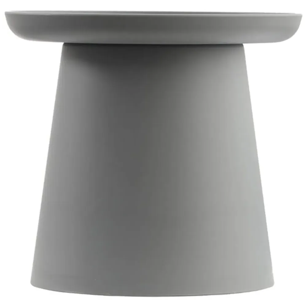 Round Side Table - Grey