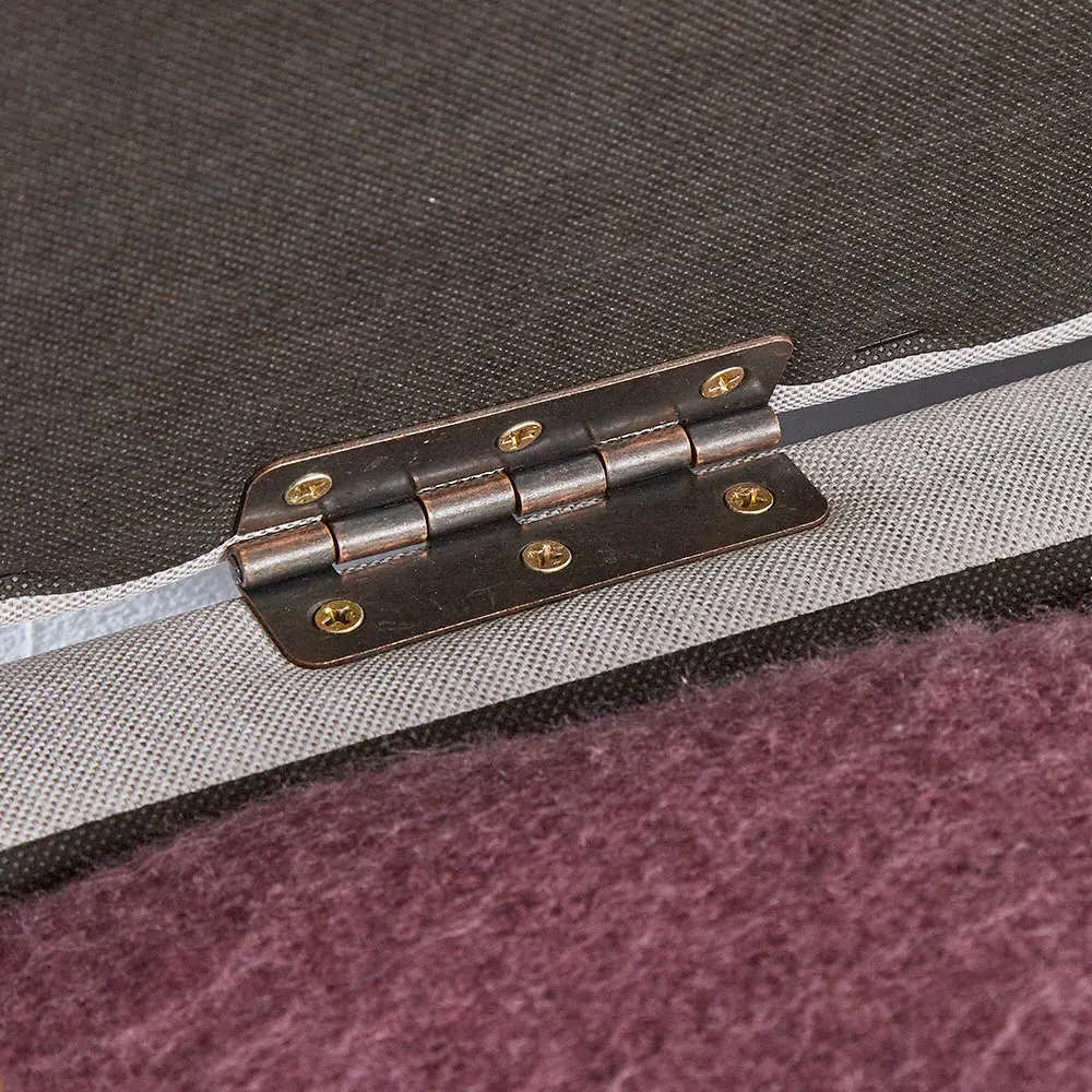 Verona Sleigh Window Seat with Storage - Light Grey