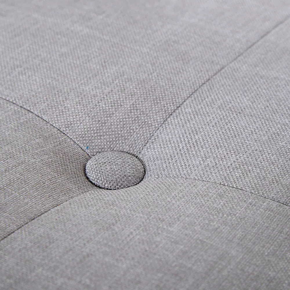 Verona Sleigh Window Seat with Storage - Light Grey