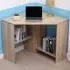 Wellington 2 Shelf Corner Computer Desk - Oak Effect
