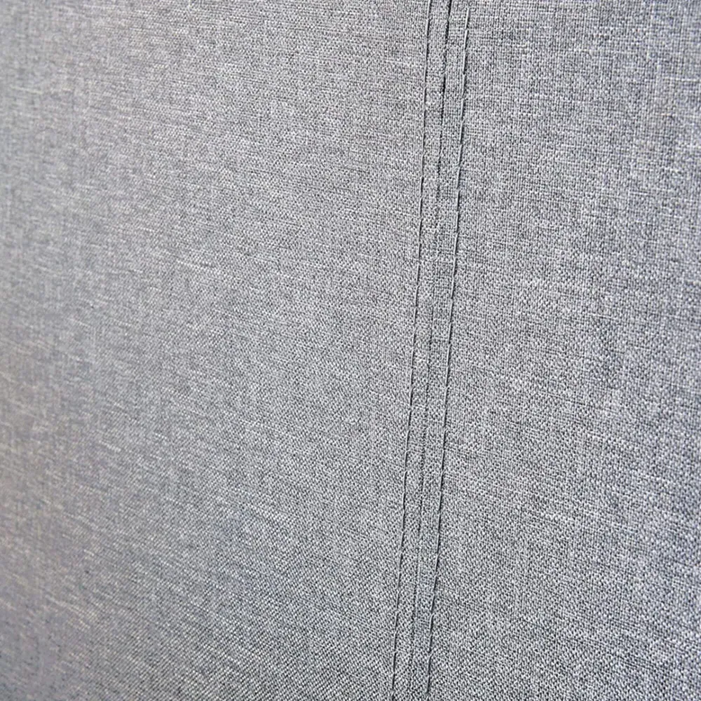 Small Double Ottoman Bed with Storage - Grey, Linen