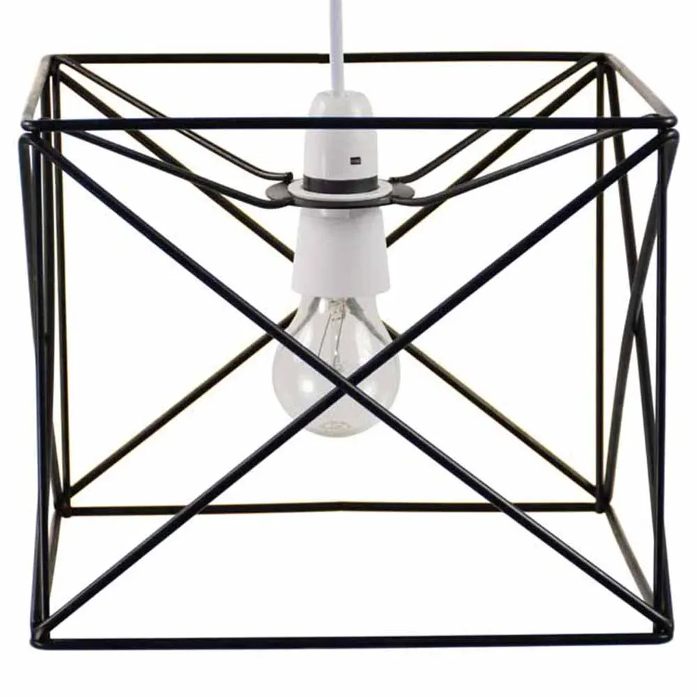 Geosphere Easy Fit Lamp Shade - Black