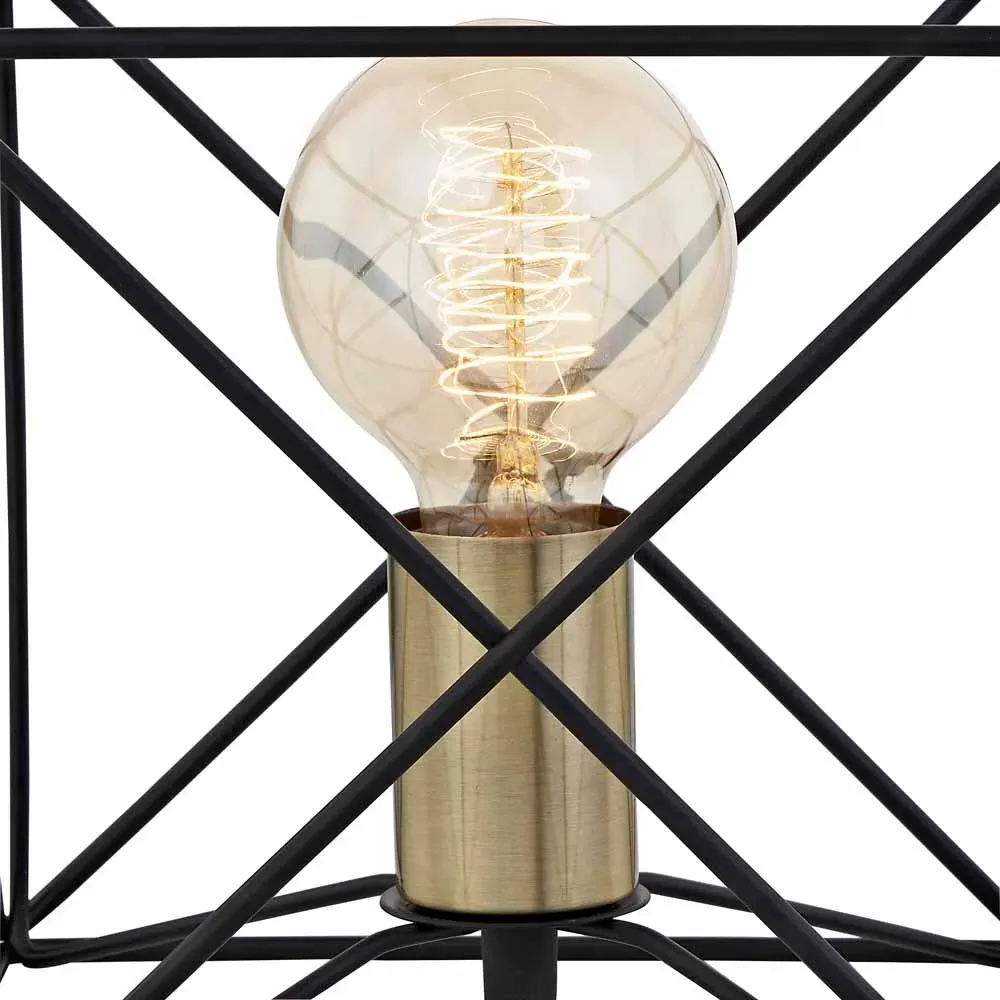 Geosphere Table Lamp - Black