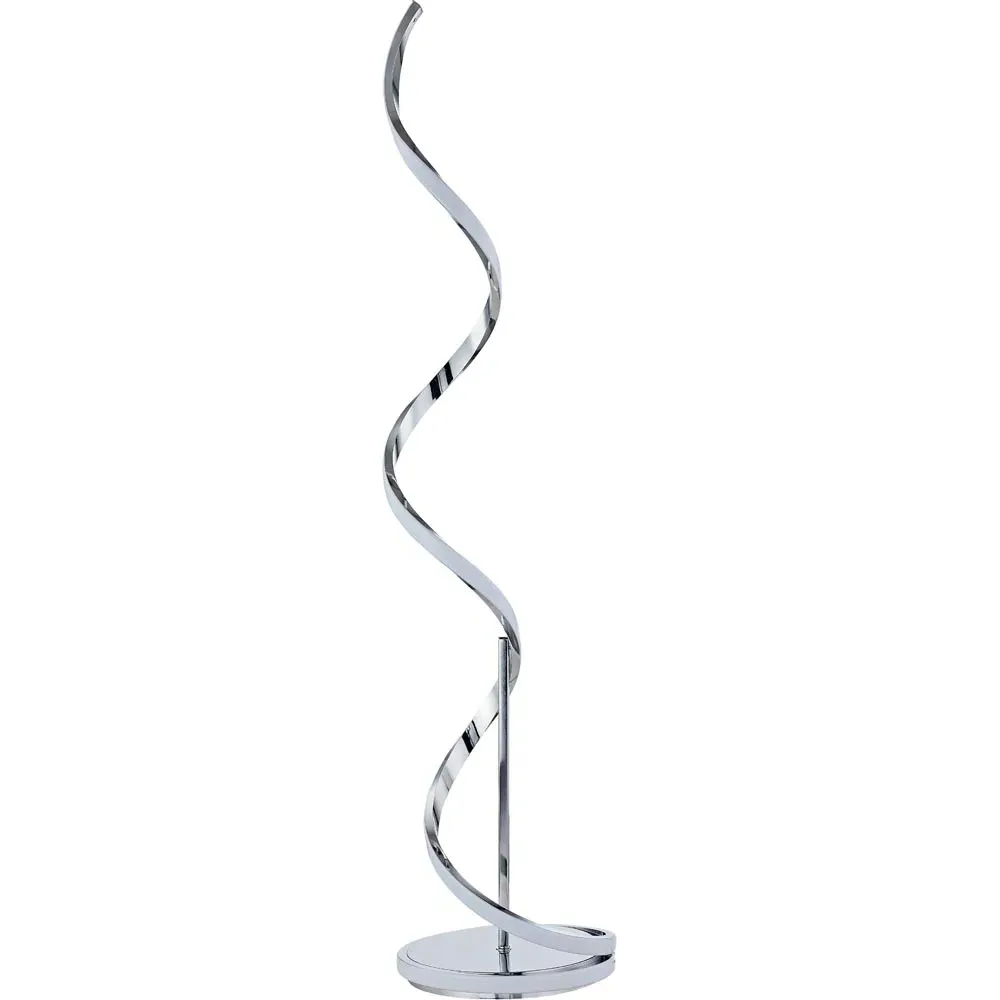 Infinity LED Floor Lamp - Silver, Chrome