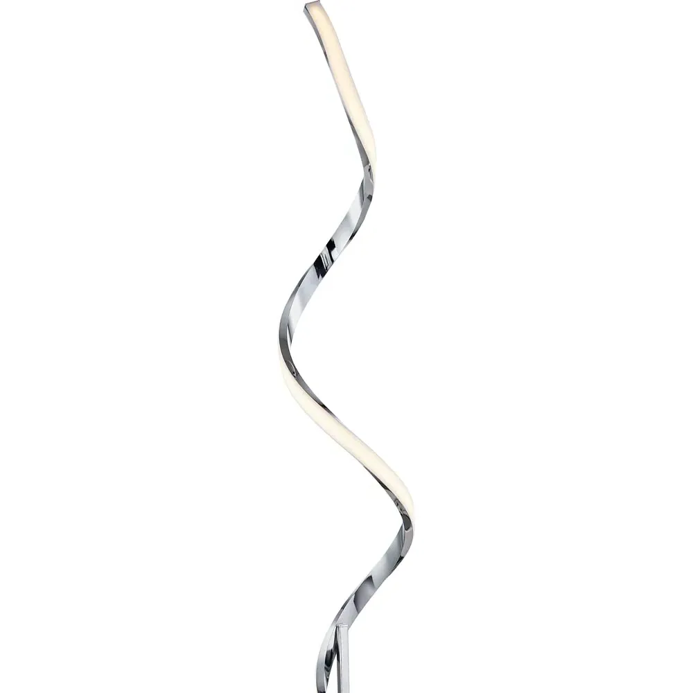 Infinity LED Floor Lamp - Silver, Chrome