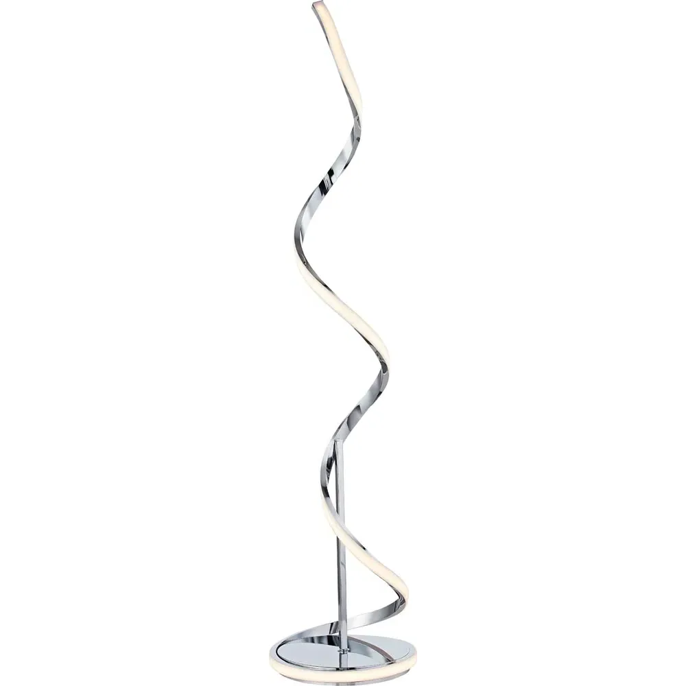 Infinity LED Floor Lamp - Silver, Chrome