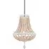 Lacy Beaded Ceiling Light - Cream