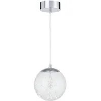 LED Suspended Ceiling Light - Clear, Glass