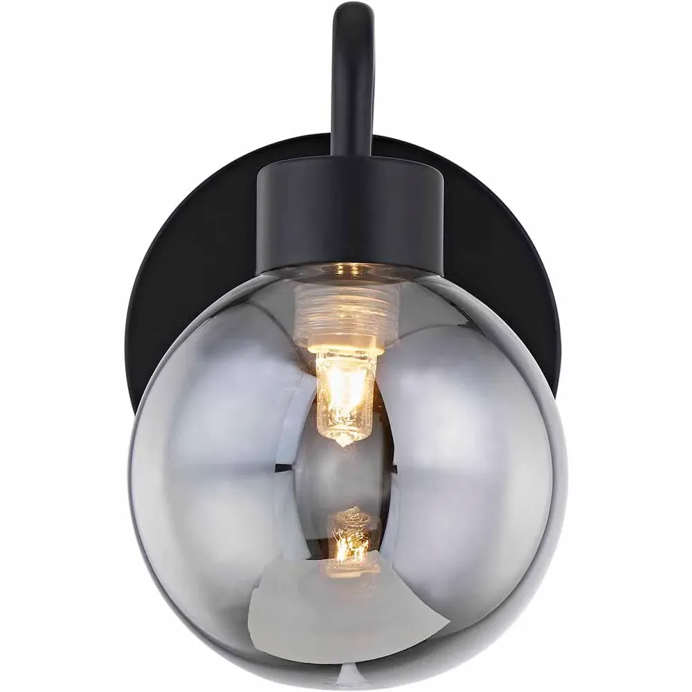 Pluto Wall Light - Black, Gold