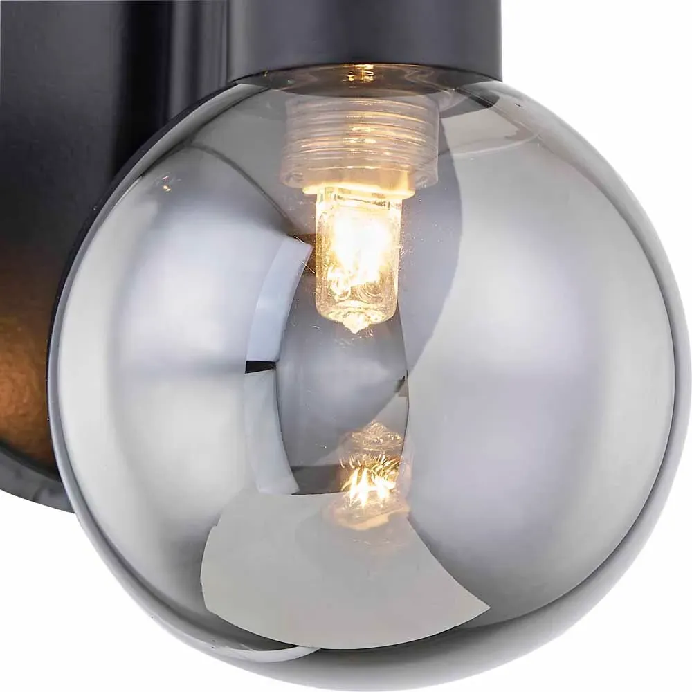 Pluto Wall Light - Black, Gold