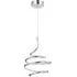 Spring LED Ceiling Light - Silver, Chrome