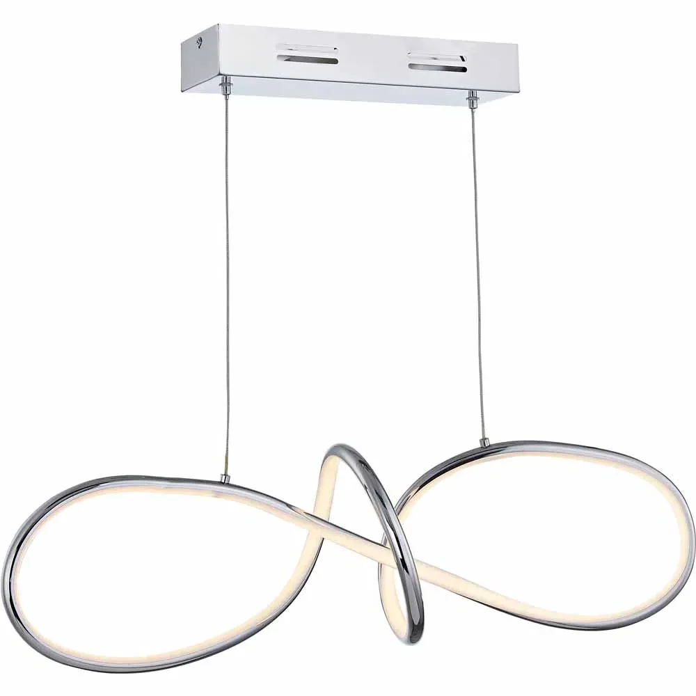 Trinity LED Ceiling Light - Silver, Chrome