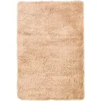 Champ Washable Shag Rug 100x150cm - Gold, Polyester
