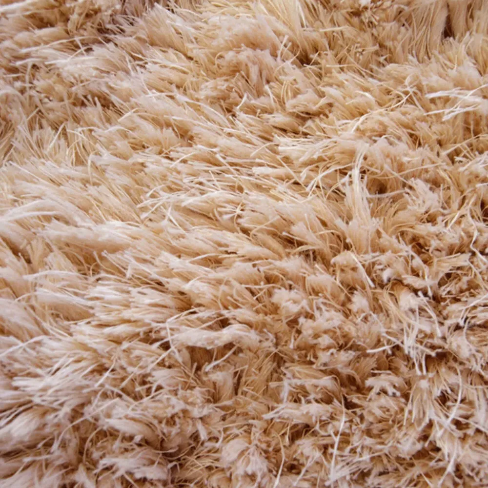 Champ Washable Shag Rug 140x200cm - Gold, Polyester