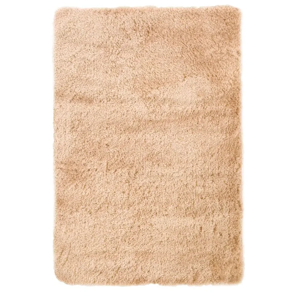 Champ Washable Shag Rug 140x200cm - Gold, Polyester